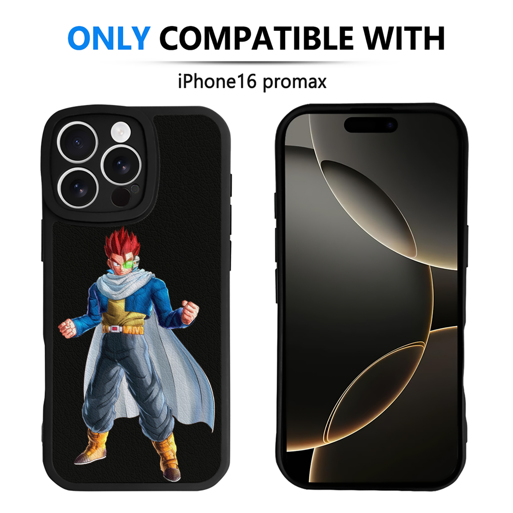 （画像用） ドラゴンボール 孫 悟飯（そんごはん）DRAGON BALL Son Gohan 【iPhone 16シリーズ対応】シリコンスマホケース（レザー調） 材質：シリコン